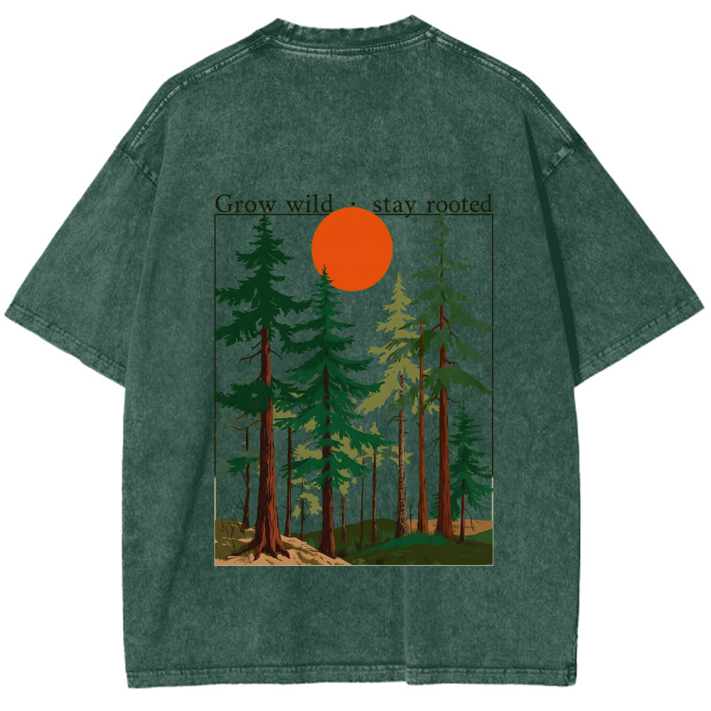 Grow Wild Washed Oversized T-shirt