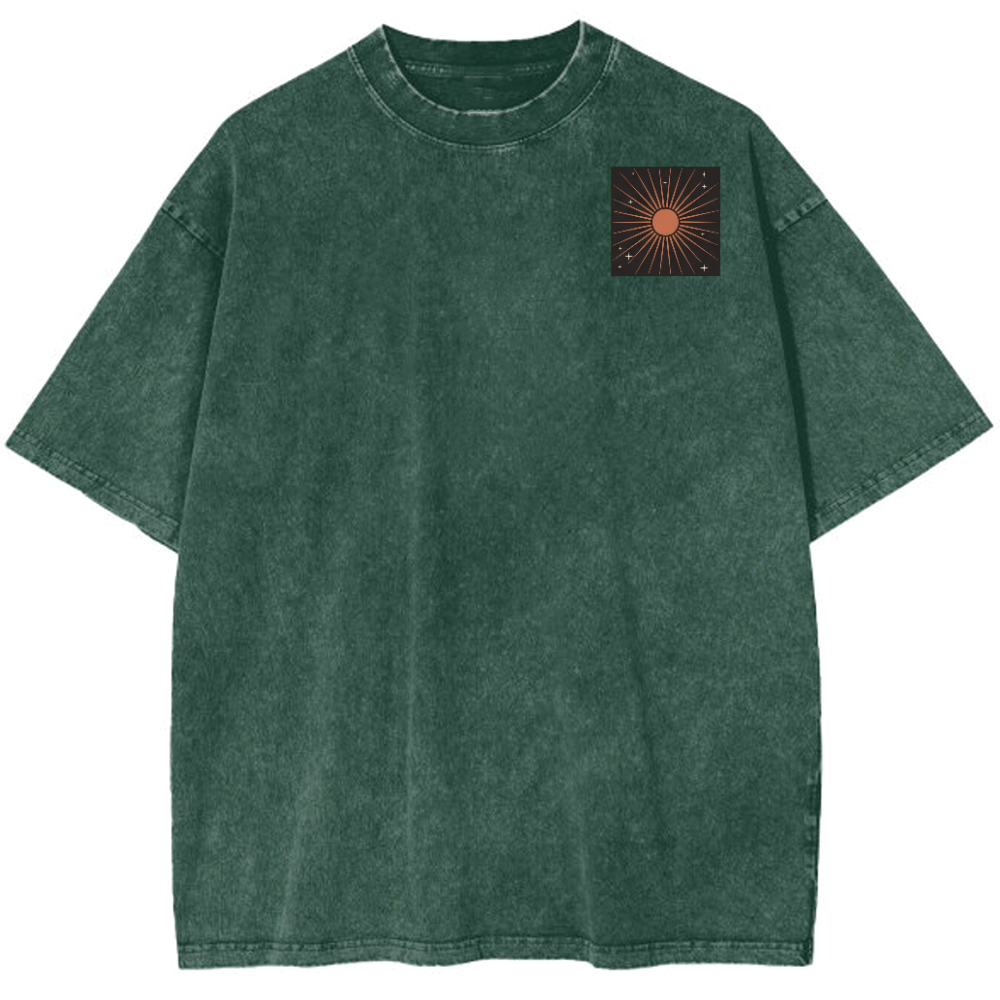 Sun & Moon Washed Oversized T-shirt