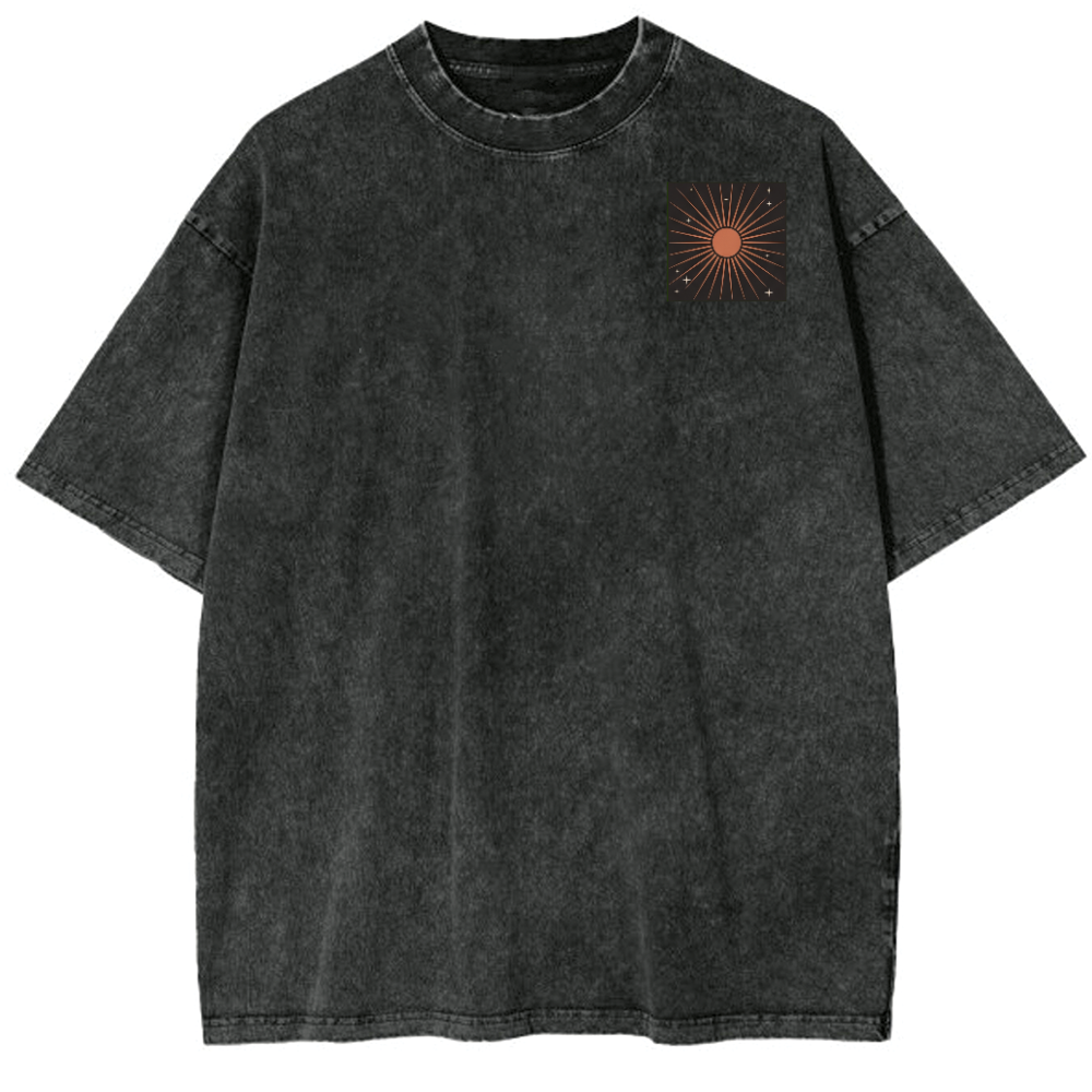 Sun & Moon Washed Oversized T-shirt