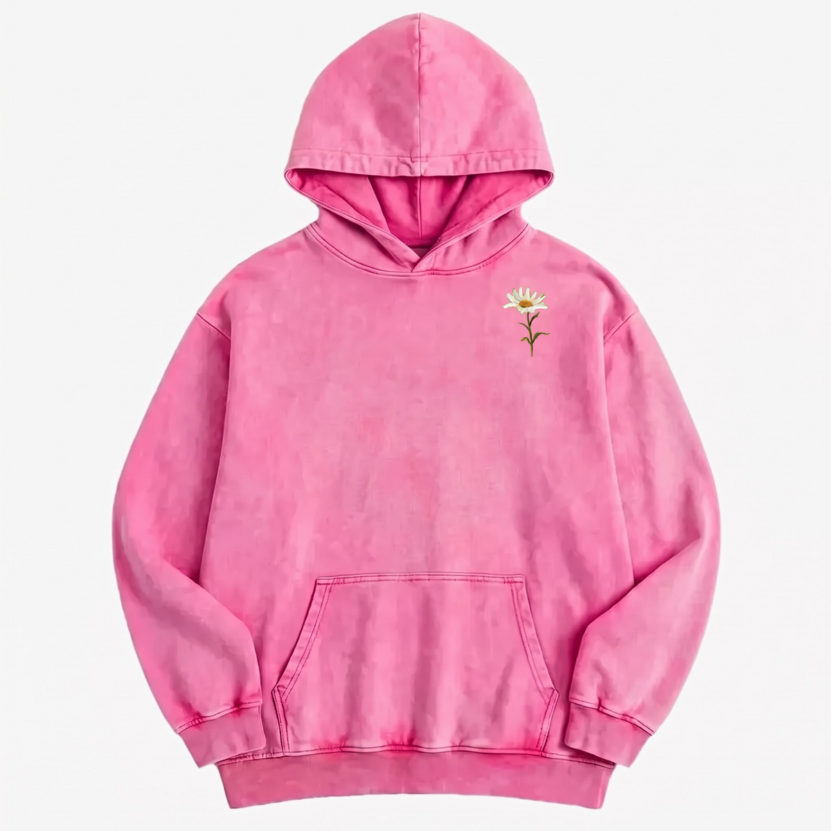 Just Bloom Washed Oversized Hoodie