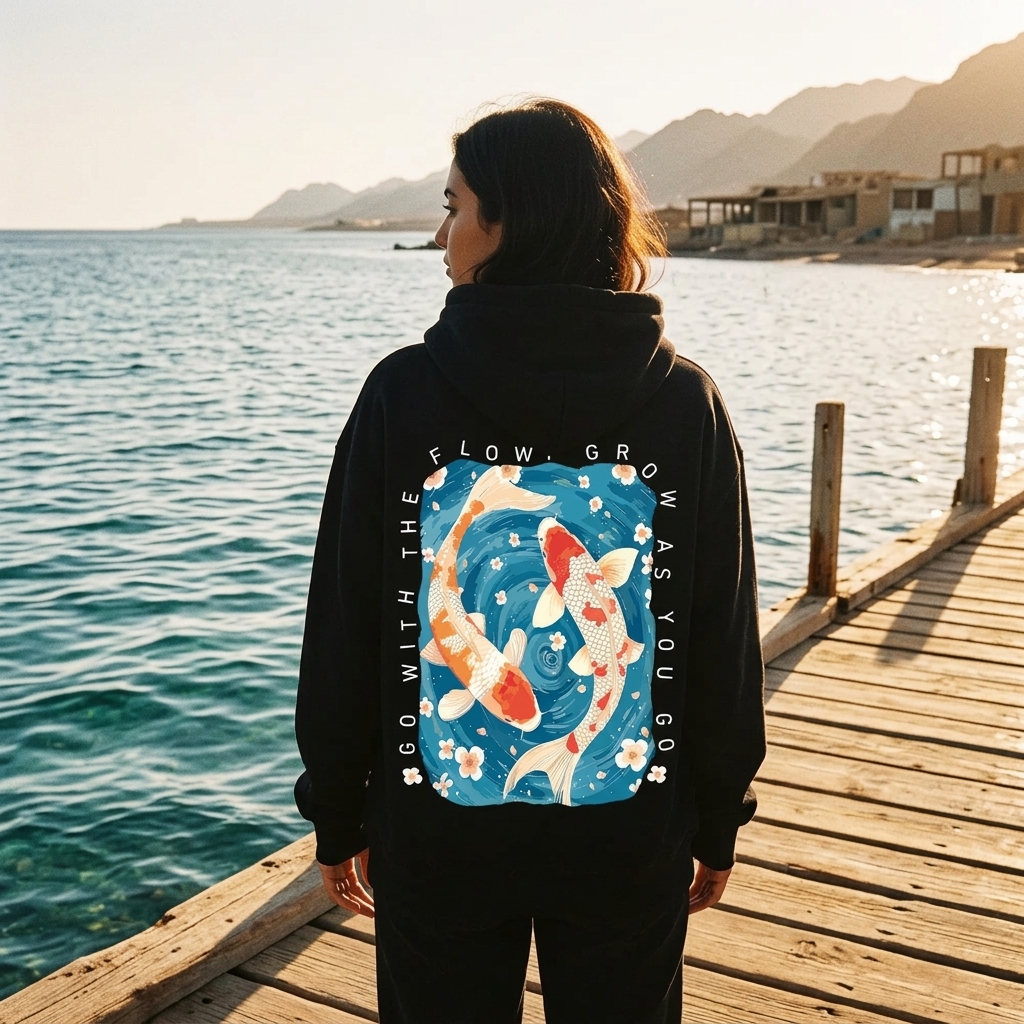 Go With the Flow Oversized Hoodie