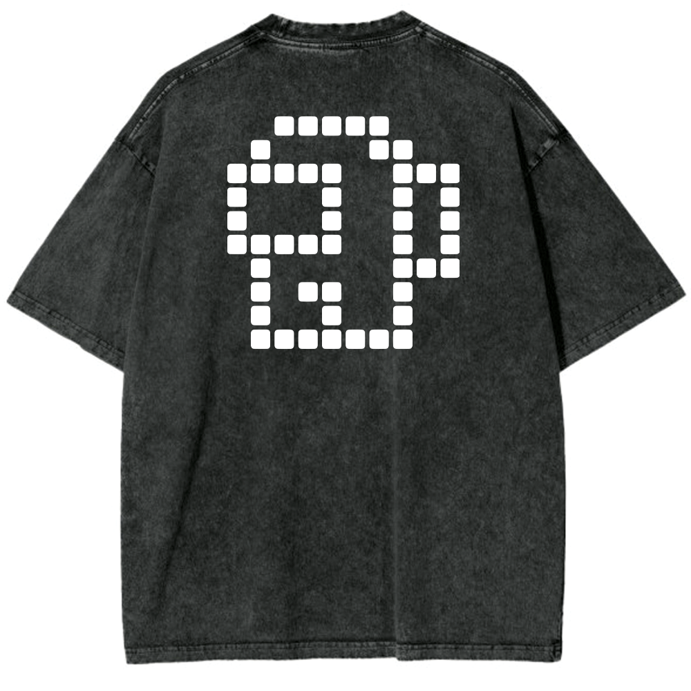 Oversized Washed T-shirt | Among-Us