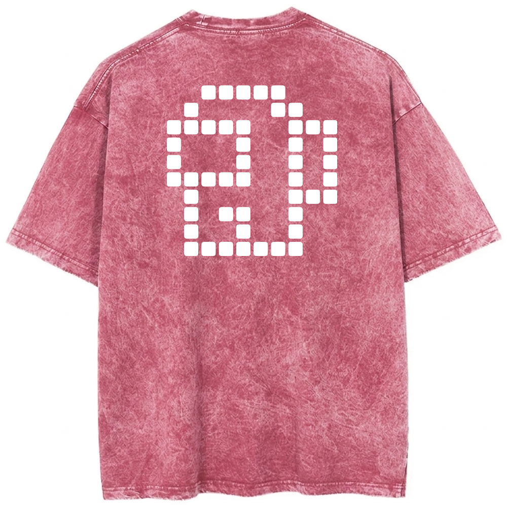 Oversized Washed T-shirt | Among-Us