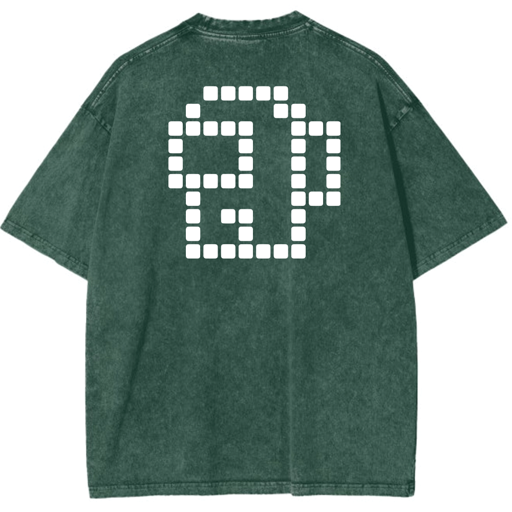 Oversized Washed T-shirt | Among-Us