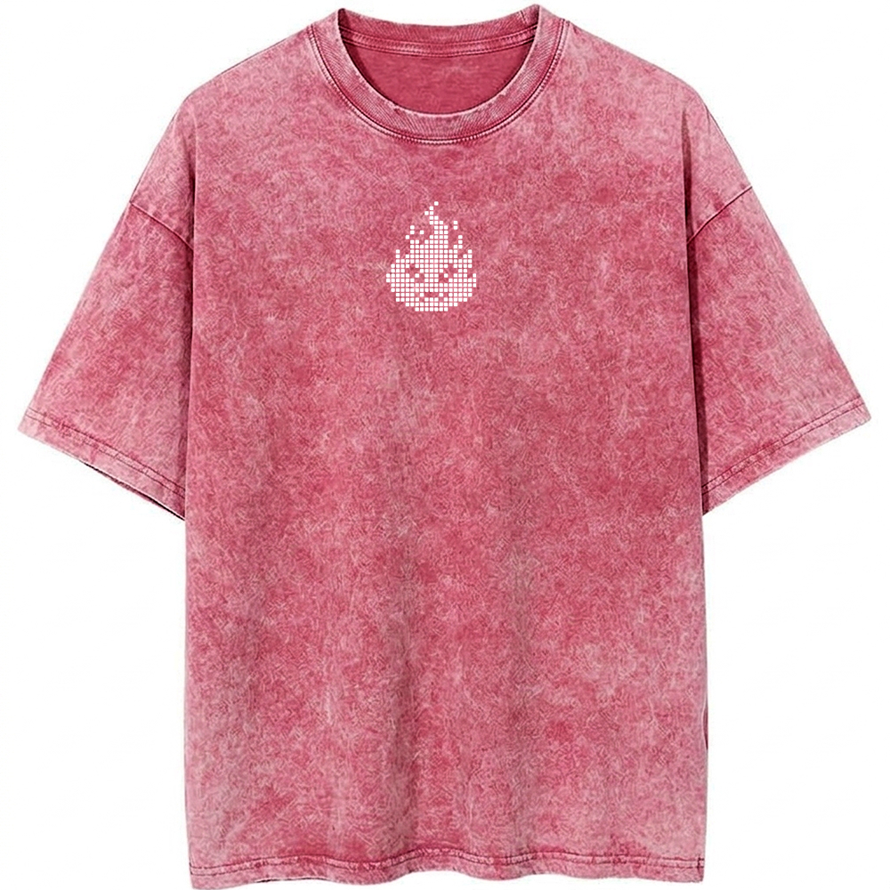 Oversized Washed T-Shirt | Calcifer