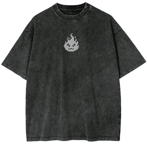 Calcifer Oversized Washed T-Shirt