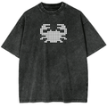 Oversized Washed T-Shirt | Crab