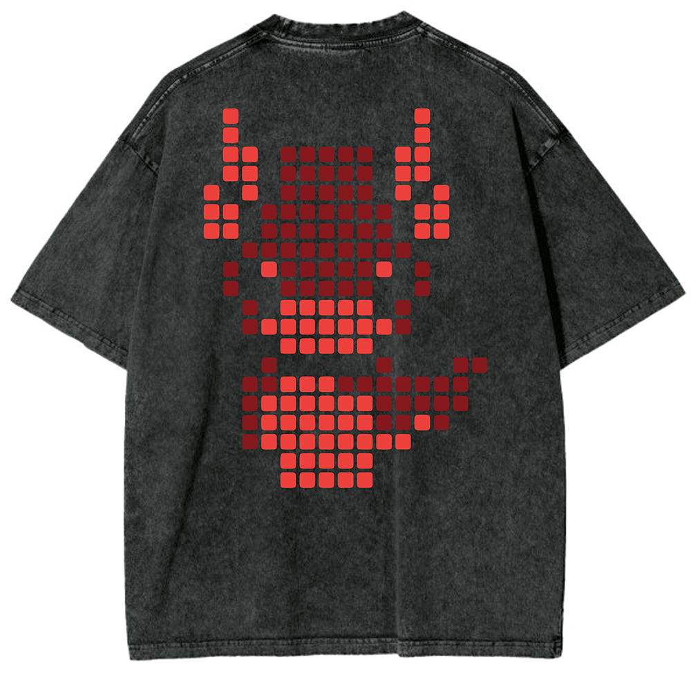 Oversized Washed T-Shirt | Dartini