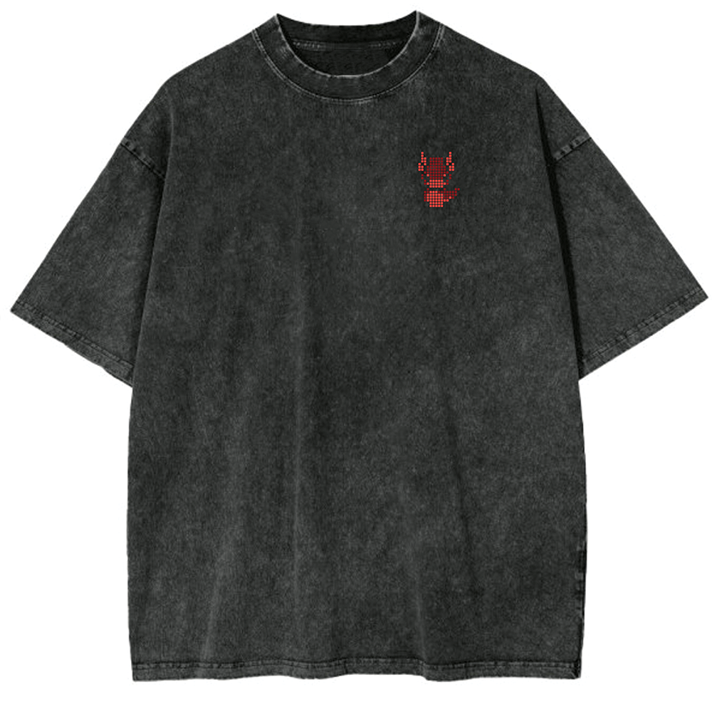 Oversized Washed T-Shirt | Dartini