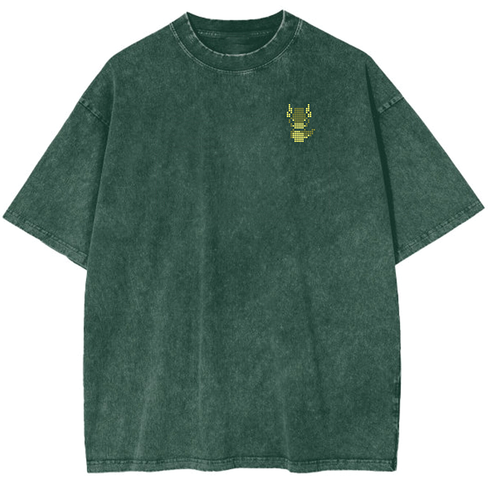 Oversized Washed T-Shirt | Dartini