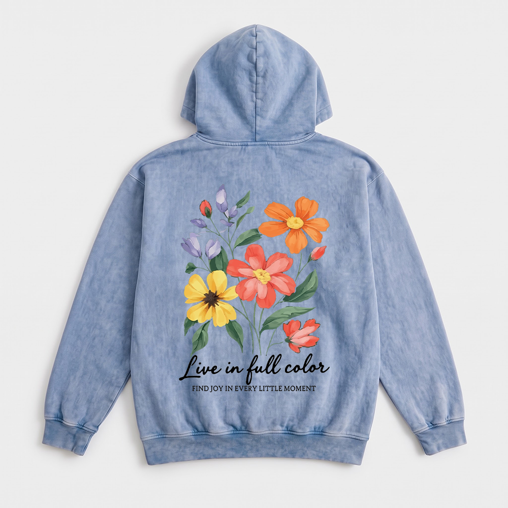 Joy Is Everywhere Washed Oversized Hoodie