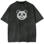 Panda Oversized Washed T-Shirt