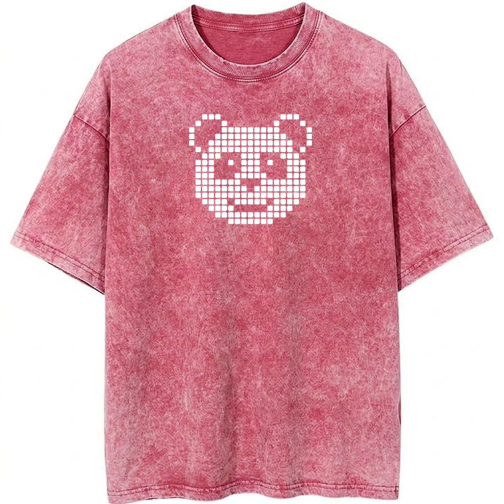 Oversized Washed T-Shirt | Panda