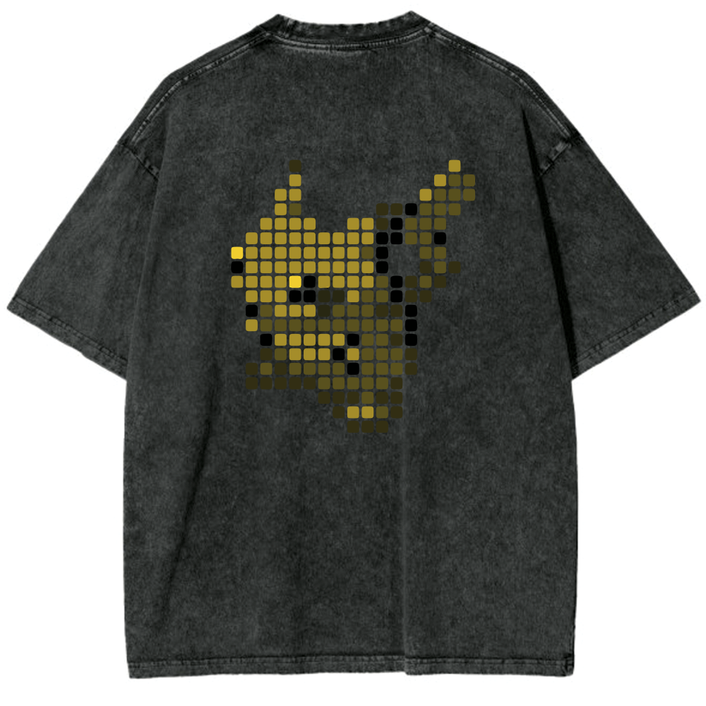 Oversized Washed T-Shirt | Pikachu