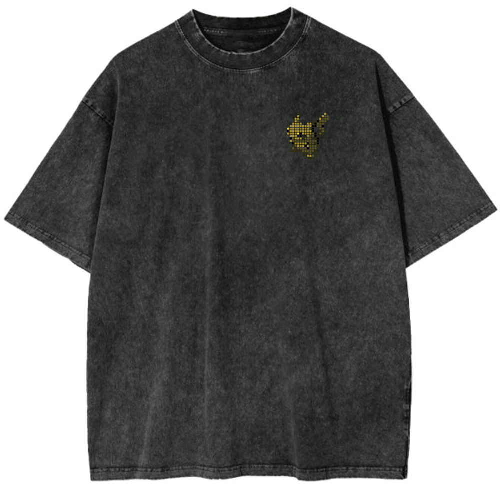 Oversized Washed T-Shirt | Pikachu