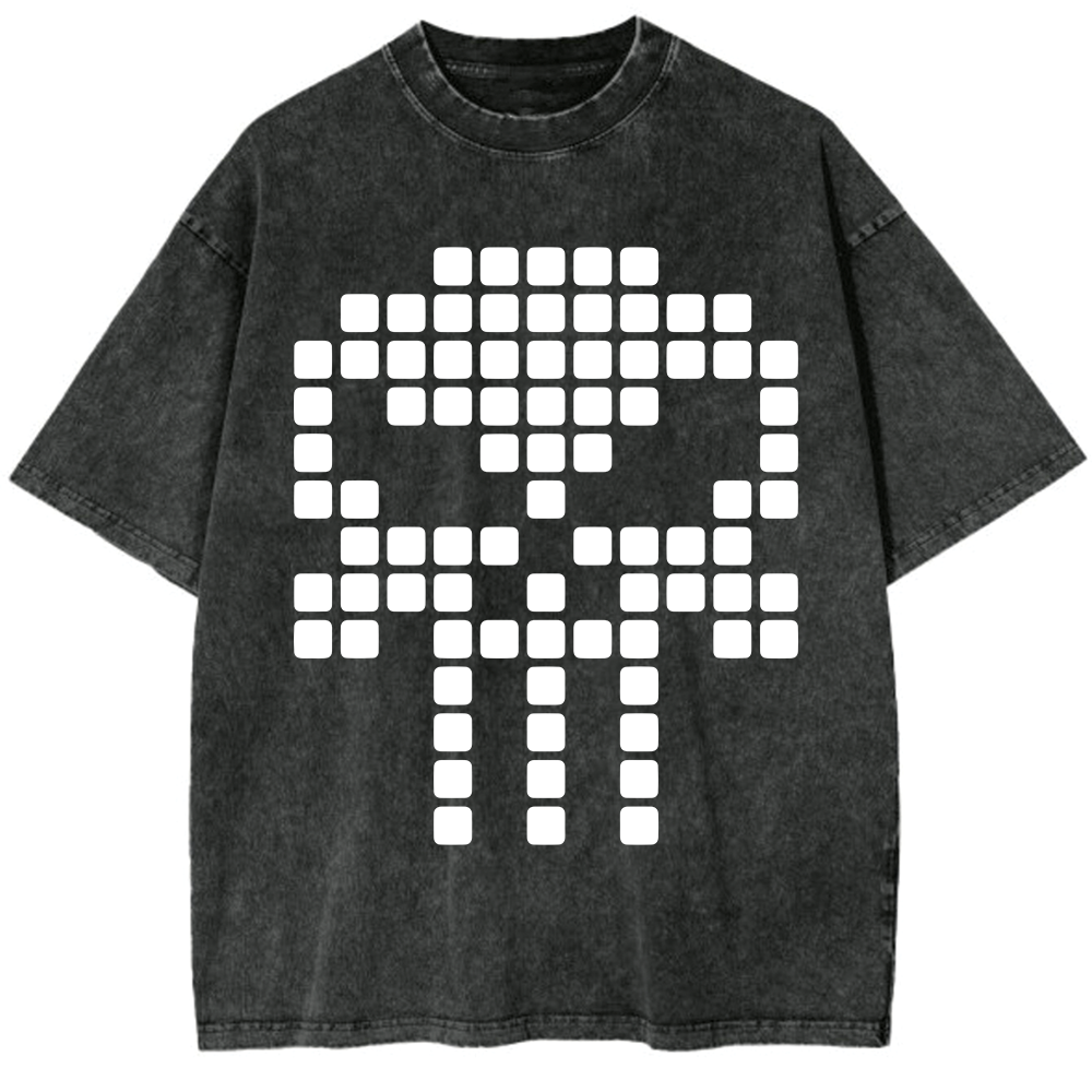Oversized Washed T-Shirt | The Punisher