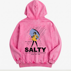 Salty Rain Washed Oversized Hoodie