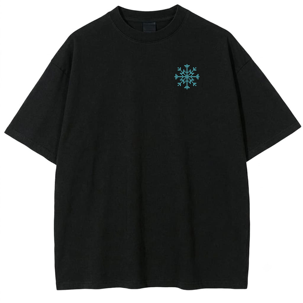 Snow Flake Oversized T-shirt