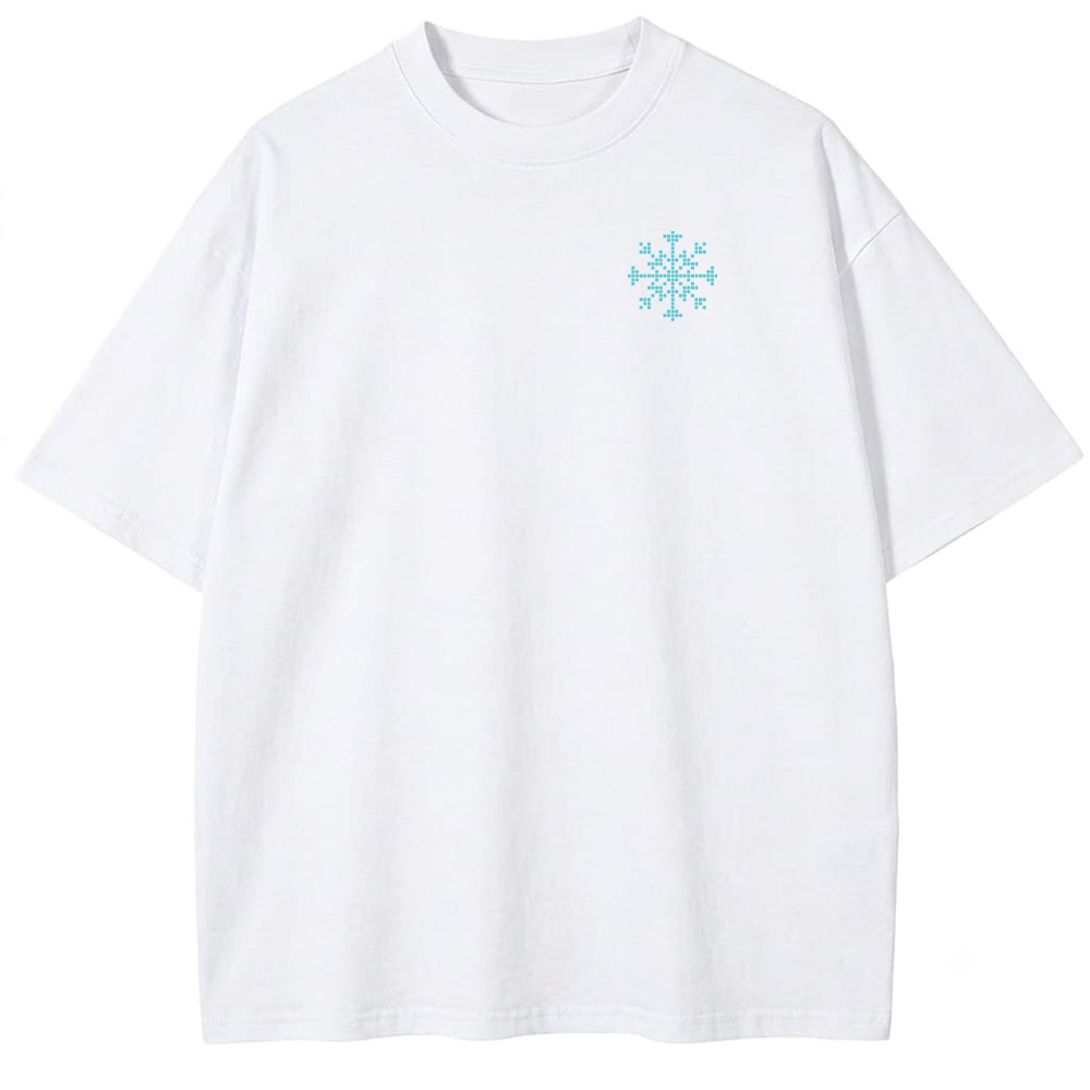 Snow Flake Oversized T-shirt
