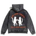 Take More Chances Washed Oversized Hoodie