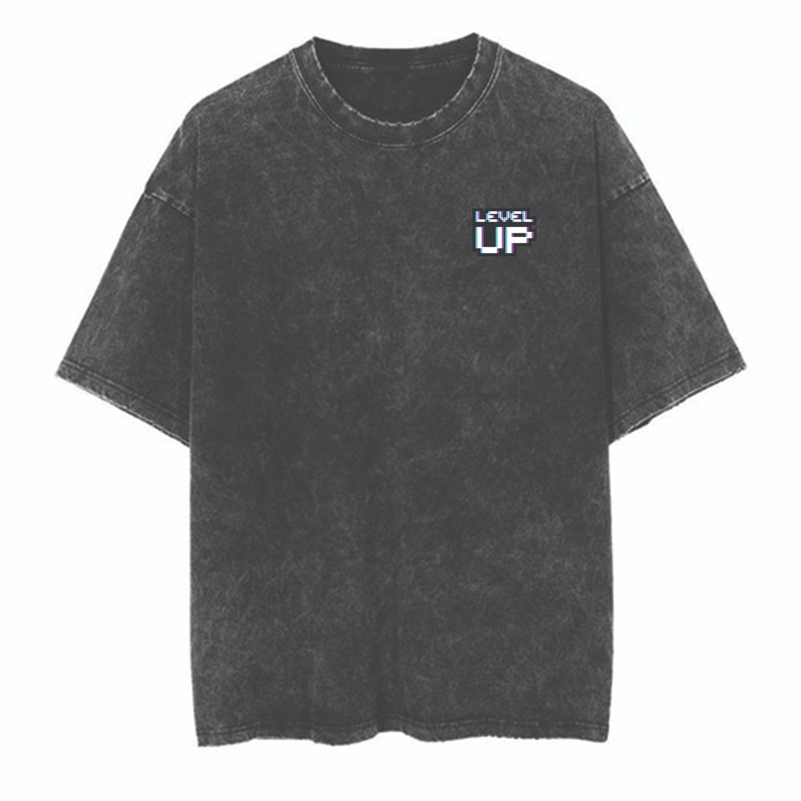 Oversized Washed T-shirt | Level up