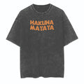 Oversized Washed T-shirt | Hakuna Matata