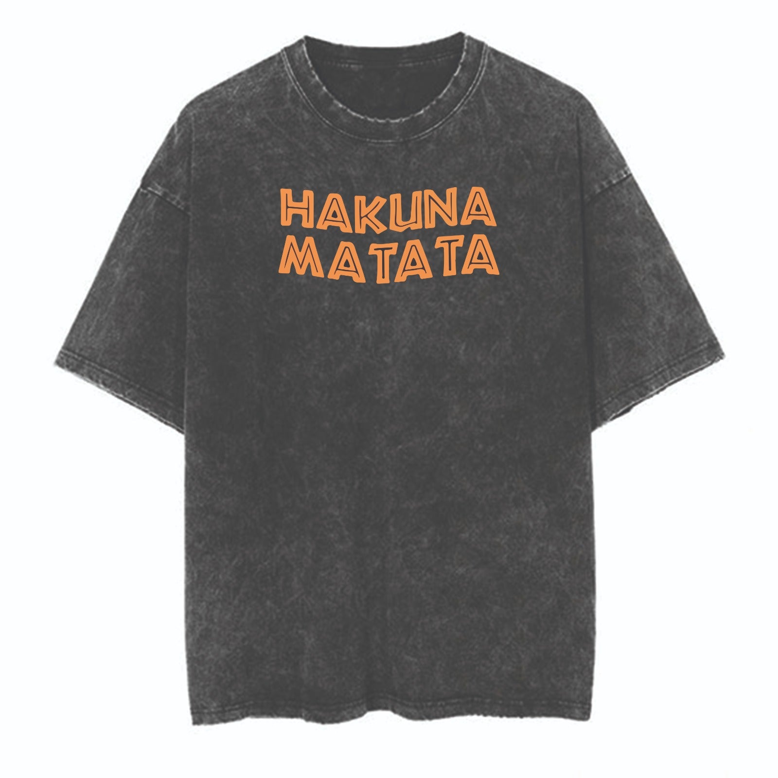 Oversized Washed T-shirt | Hakuna Matata