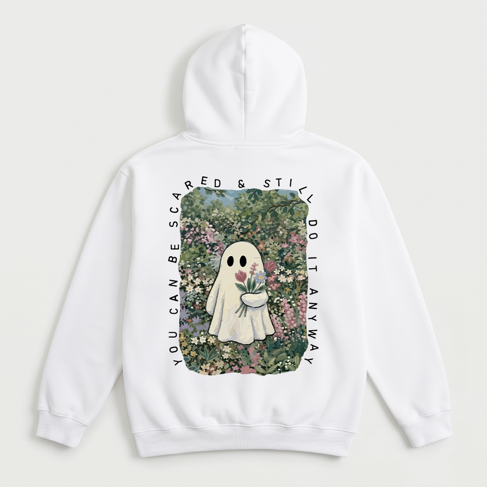 You Can be Scared Oversized Hoodie