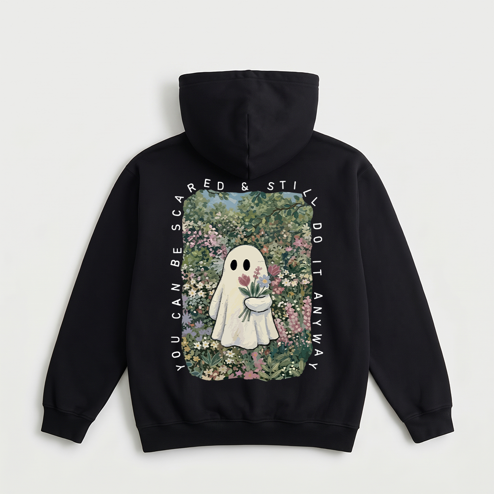 You Can be Scared Oversized Hoodie