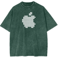 Oversized Washed T-shirt | Apple