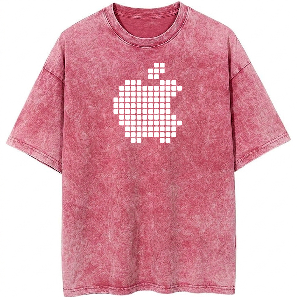 Oversized Washed T-shirt | Apple