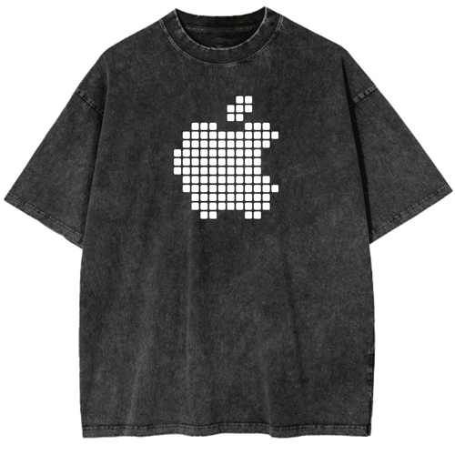 Apple Oversized Washed T-shirt