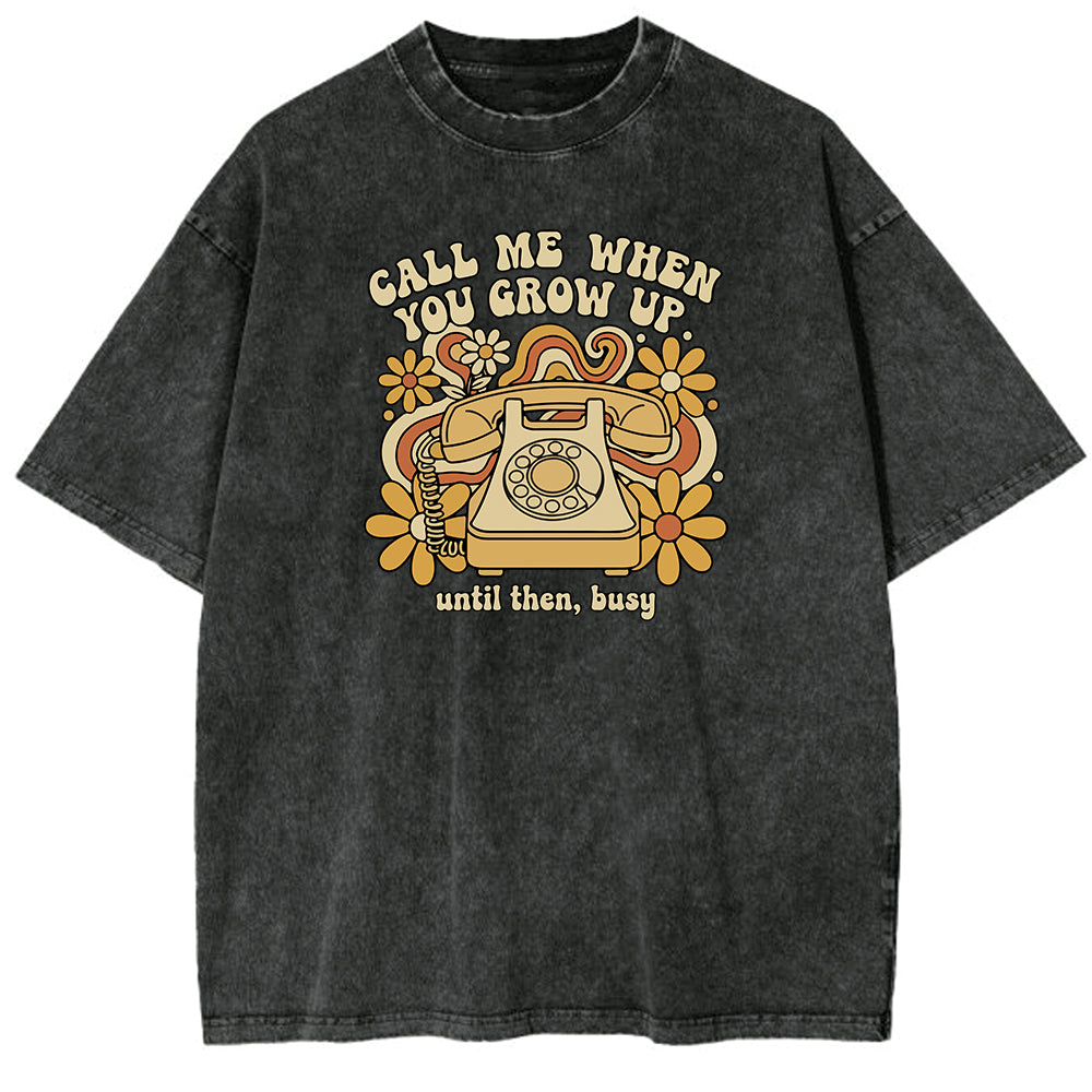 Grow Up Oversize Washed T-shirt