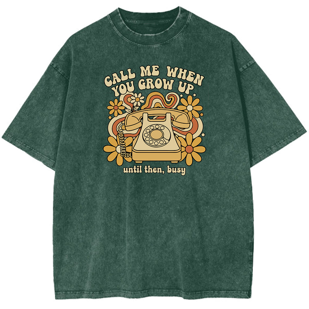 Grow Up Oversize Washed T-shirt