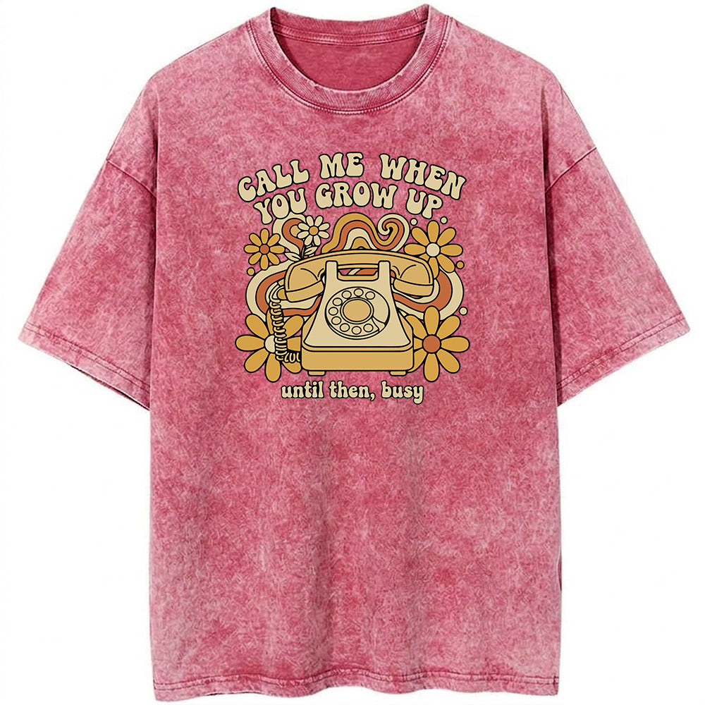 Grow Up Oversize Washed T-shirt