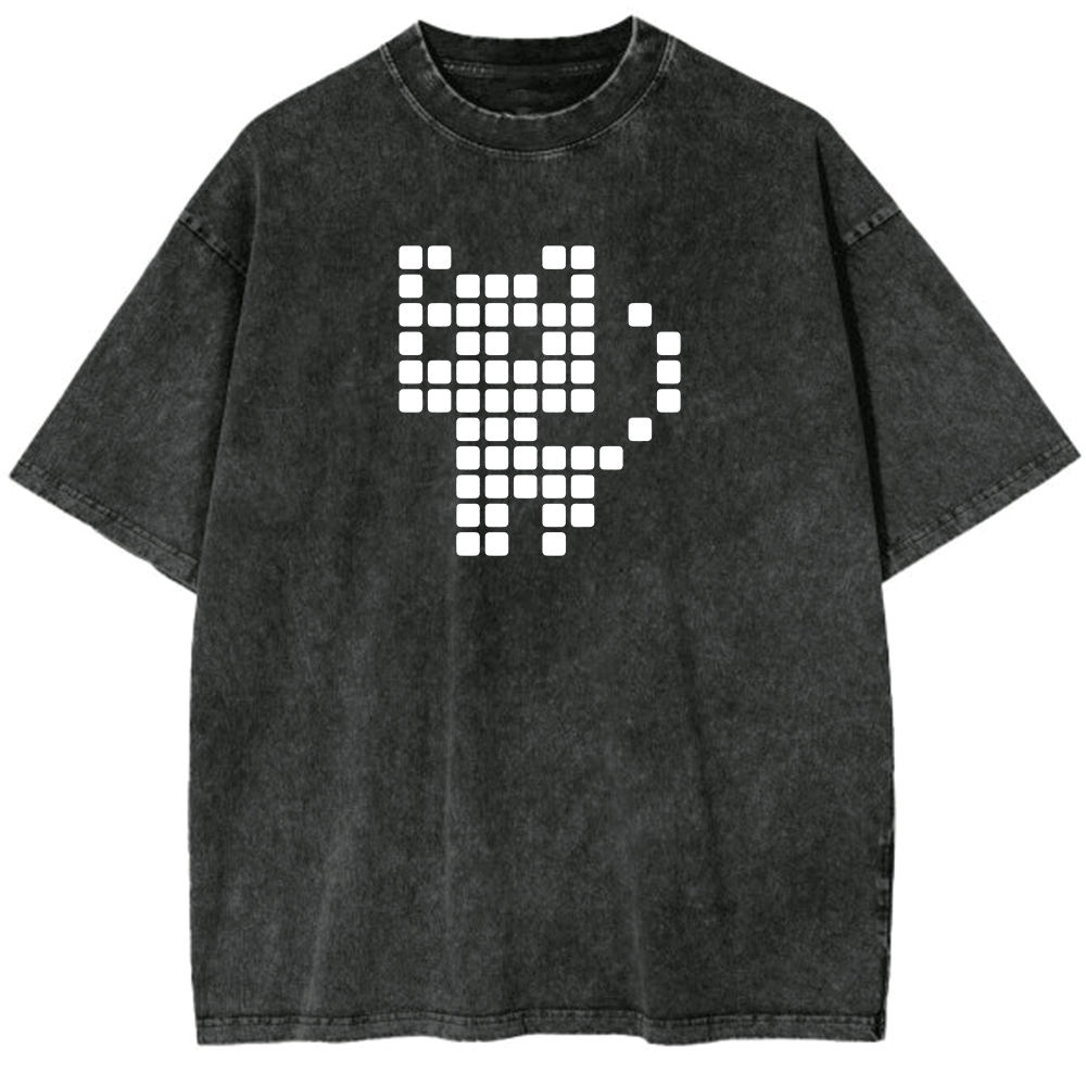 Oversized Washed T-shirt | Cat