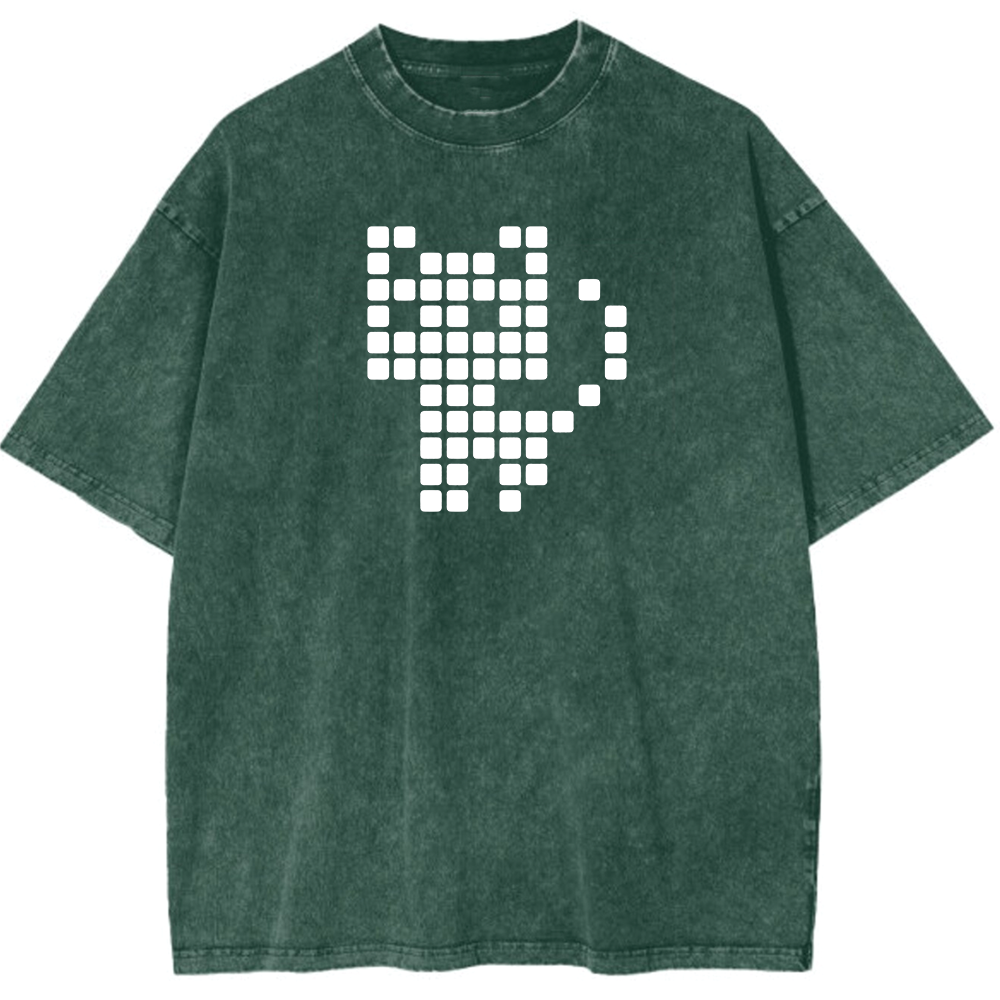 Oversized Washed T-shirt | Cat