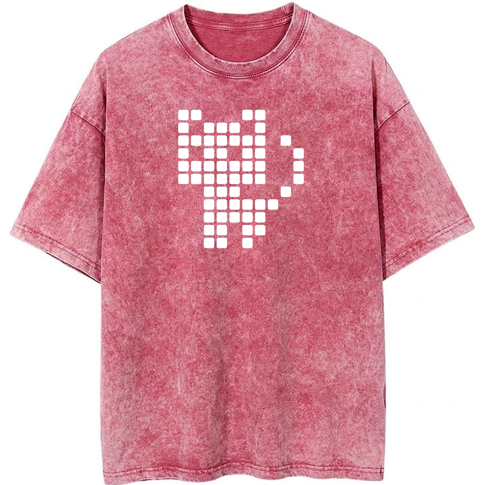 Oversized Washed T-shirt | Cat
