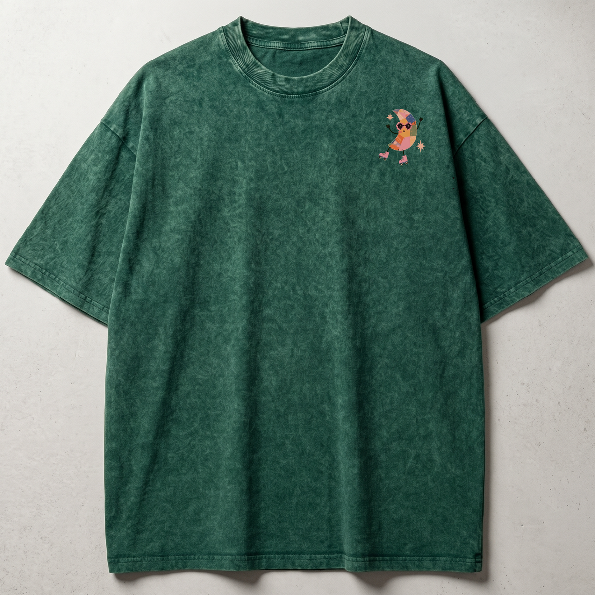 Dance More Dances Washed Oversized T-shirt
