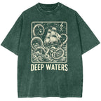 Deep Waters Oversize Washed T-shirt