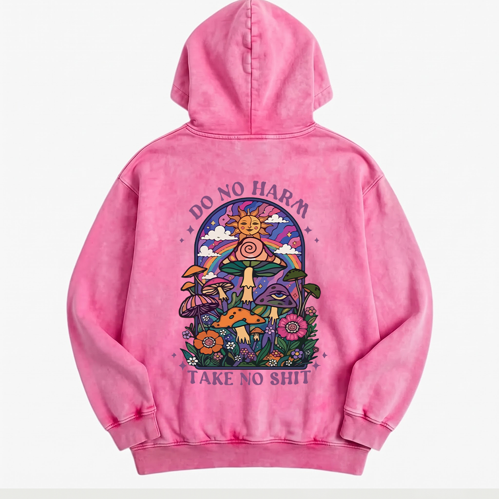 Do No Harm Washed Oversized Hoodie