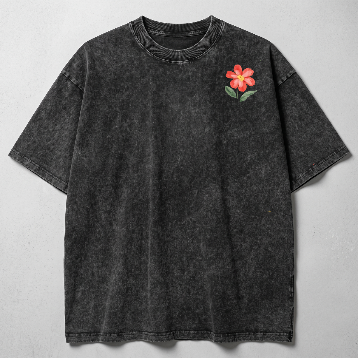 Live in Full Color Washed Oversized T-shirt