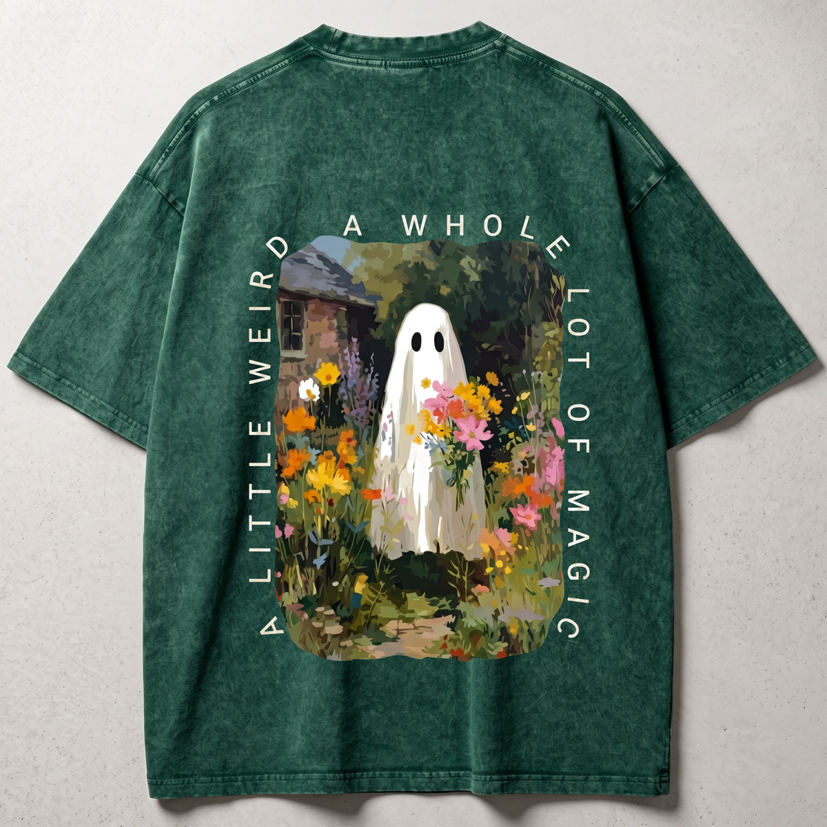 A little Weird Washed Oversized T-shirt