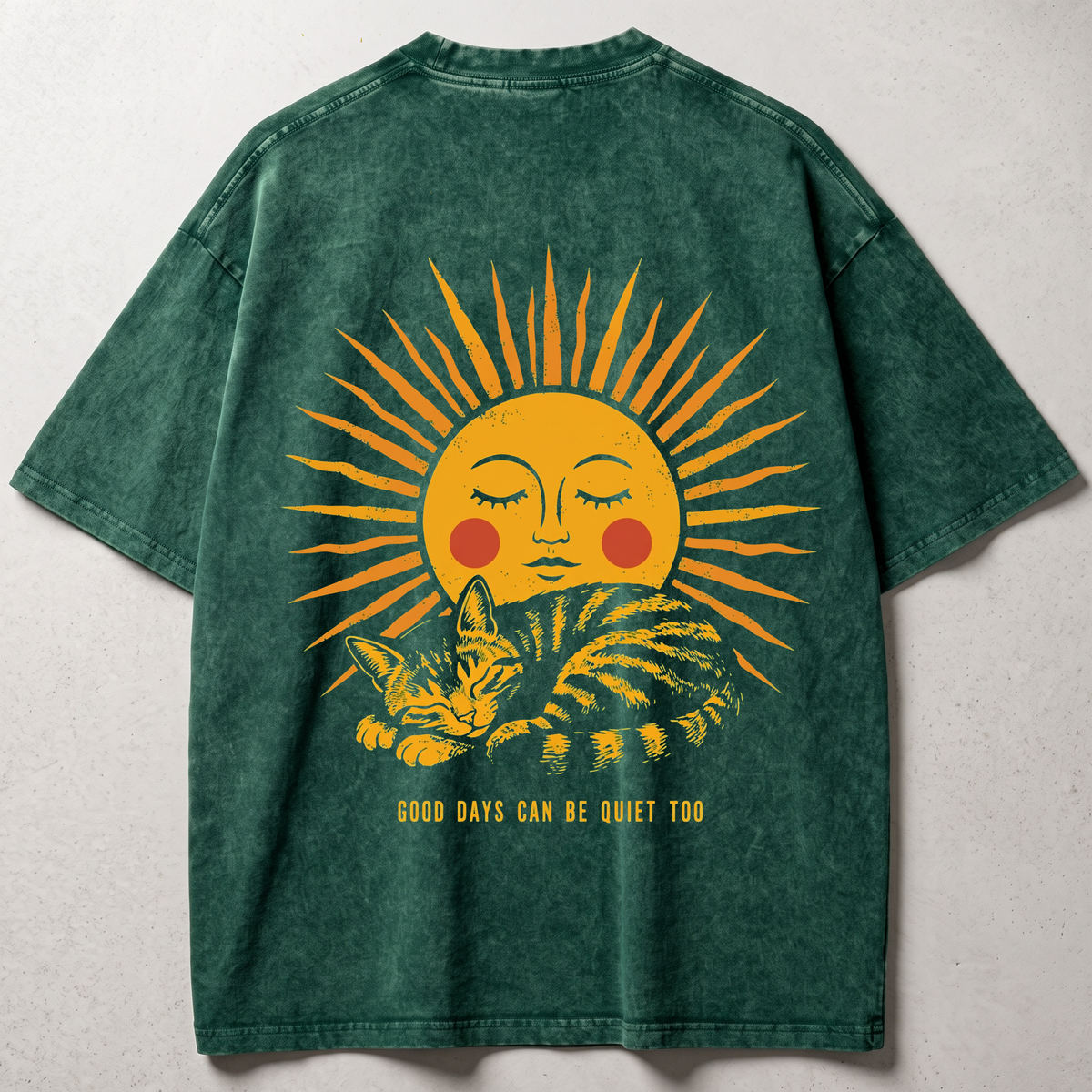 Quite Days Washed Oversized T-shirt