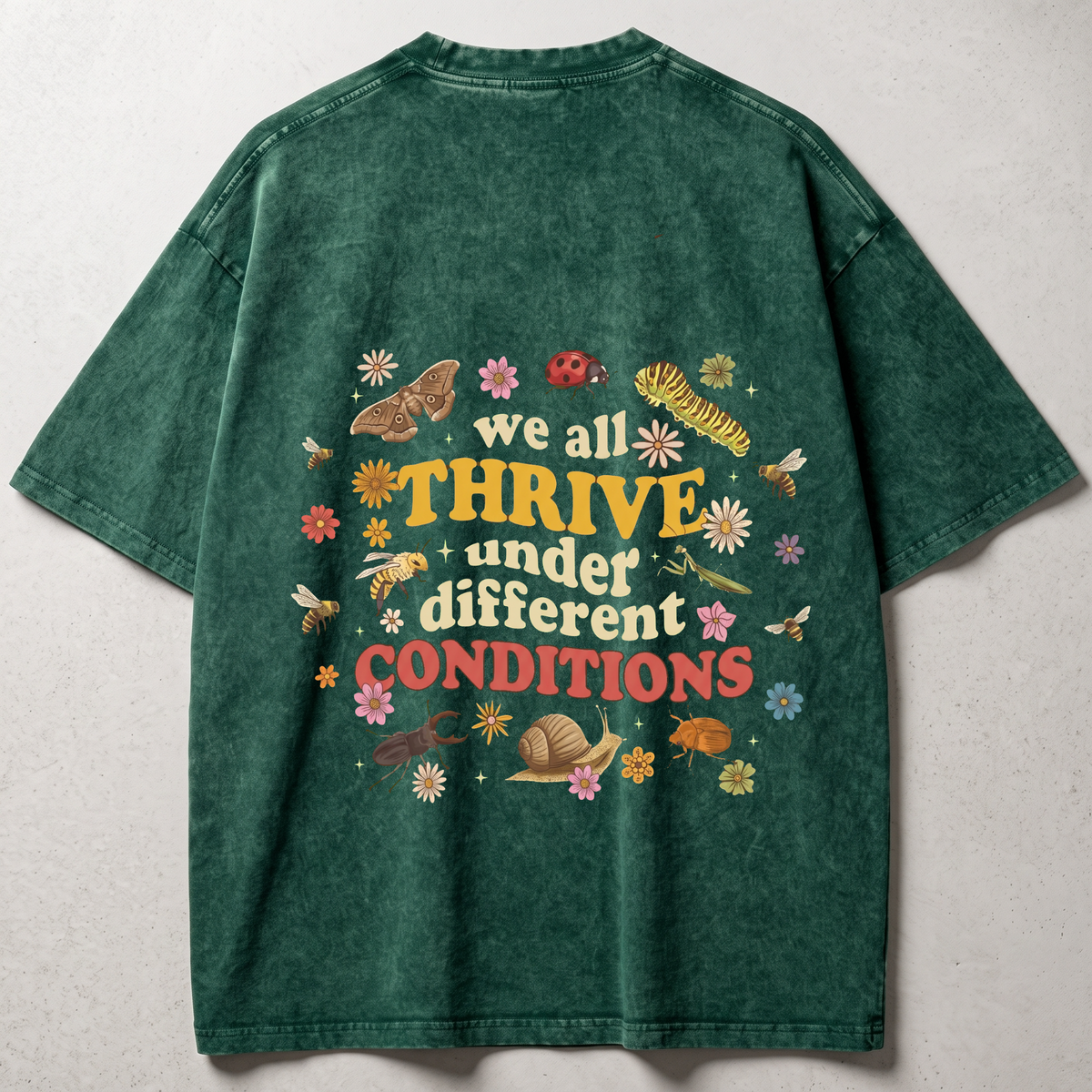Thrive  Washed Oversized T-shirt