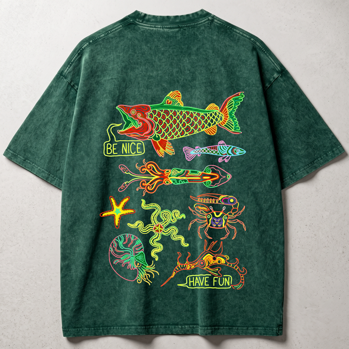 Have Fun Washed Oversized T-shirt