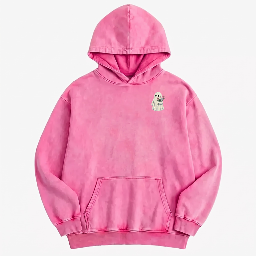 You Can be Scared Washed Oversized Hoodie