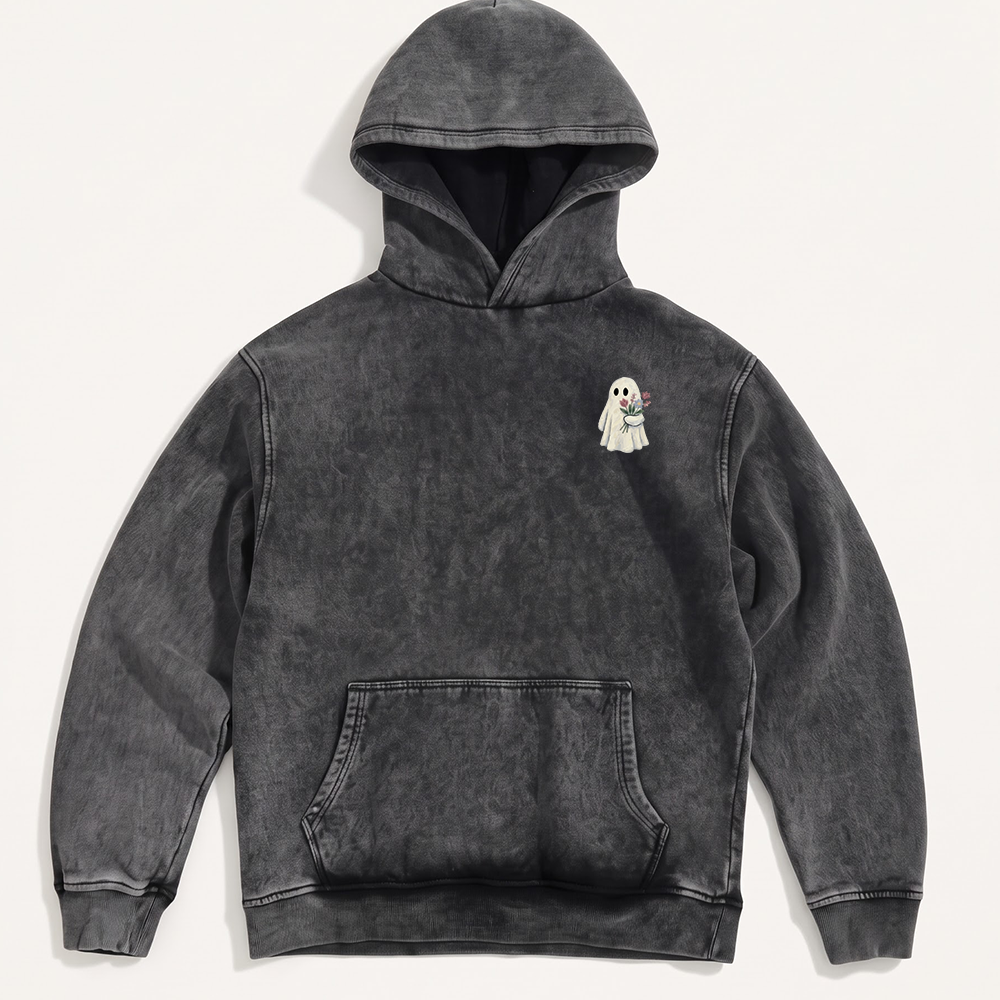You Can be Scared Washed Oversized Hoodie