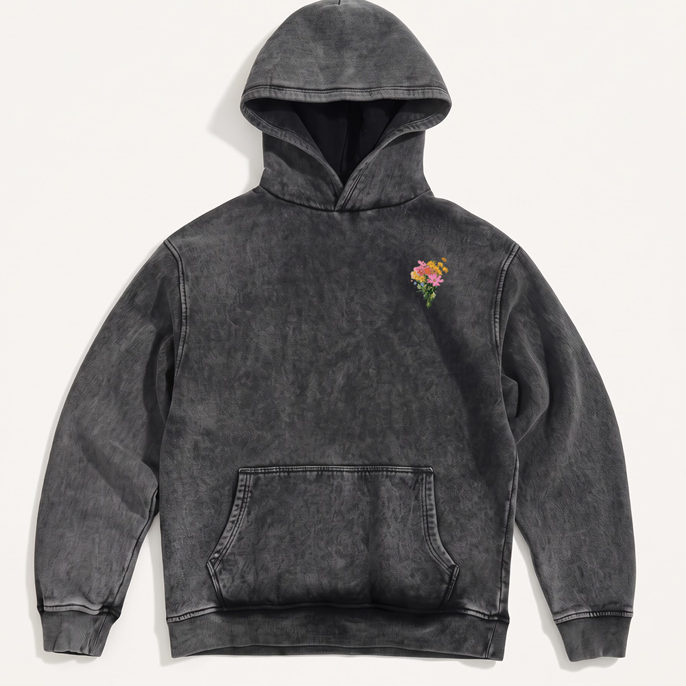 A Little Weird Oversized Washed Hoodie