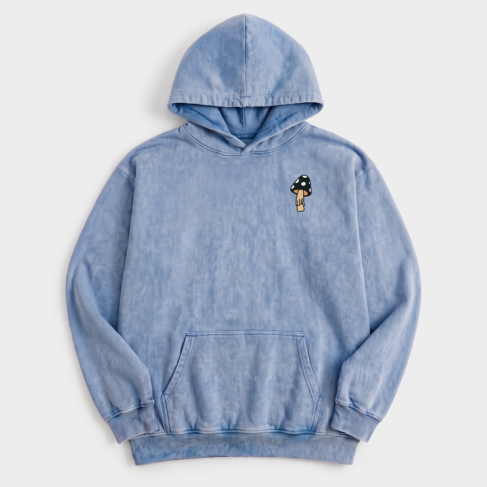 Dance More Dances Washed Oversized Hoodie